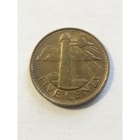 Барбадос 5 центов 2007