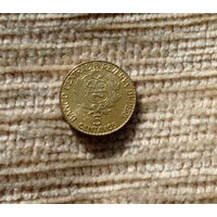 Werty71 Перу 5 сентаво 1965 400 лет монетного двора Лимы Редкая