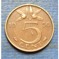Нидерланды 5 центов 1956