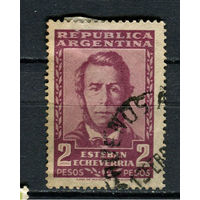 Аргентина - 1957 - Эстебан Хосе Эчеверриа - [Mi. 661] - полная серия - 1 марка. Гашеная.  (Лот 28BZ)