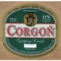 Этикетка пива Gorgon Чехия Ф279