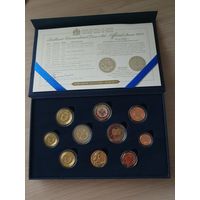 Официальный набор монет евро 2013 года Мальты регулярного чекана 1, 2, 5, 10, 20, 50 центов, 1 и 2 евро и 2 евро Собственное правительство. BU