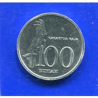 Индонезия 100 рупий 1999 UNC