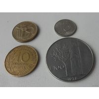 Европа лот монет 21 (цена за все)