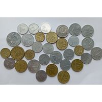 Литва. 32 монеты. 1 лит и центы