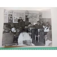 Большая фотография. Школа рабочей молодежи Гродно. 1970-е