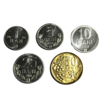 Молдова набор монет (5 шт), 2006-2013 [UNC]