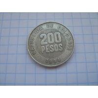 Колумбия 200 песо 1994г.km287
