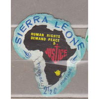 Авиапочта - Год прав человека - Родезия Карта Сьерра-Леоне 1968 год   лот 11