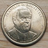США 1 Доллар 2014. 32-й Президент - Франклин Рузвельт (D)
