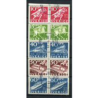 Швеция - 1972 - Stockholmia 74 Международная филателистическая выставка - сцепка - [Mi. 765-769] - полная серия - 10 марок. Гашеные.