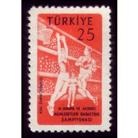 1 марка 1959 год Турция Баскетбол 1626