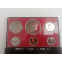 1 доллар 1976 S, Колокол Свободы [США]; набор монет 1с-1д;