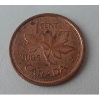 1 цент Канада 2005 г.в.