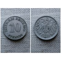 Германия 10 пфеннигов 1914  А