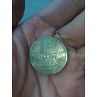 Монета 20 злотых 1974 г