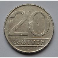 Польша, 20 злотых 1987 г.