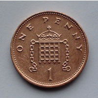 Великобритания 1 пенни. 1998