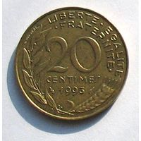 Франция, 20 сантимов 1993