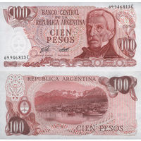 Аргентина 100 Песо 1977 UNС П1-428