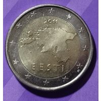 2 евро 2011 г. Эстония