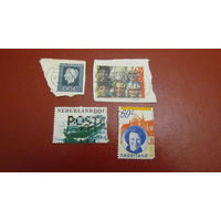 Нидерланды 1972-1981г марки с конвертов