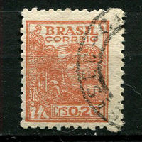 Бразилия - 1946/1951 - Сельское хозяйство 0,2Cr - [Mi.701Xi] - 1 марка. Гашеная.  (Лот 39BZ)