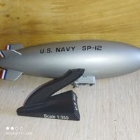 МЕТАЛЛИЧЕСКИЙ ДИРИЖАБЛЬ ВМС США SP-12.МАСШТАБ 1:350.