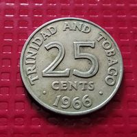 Тринидад и Тобаго 25 центов 1966 г. #30604