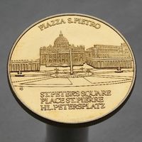 Франция Туристическая сувенирная медаль Рим Площадь Св. Петра