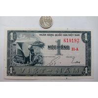 Werty71 Вьетнам 1 донг 1955 Южный Вьетнам UNC банкнота
