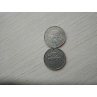 Монеты две марки 1971и1977г