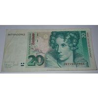 Германия 20 марок 1993