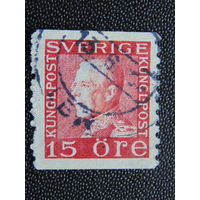 Швеция 1925 г. Король Густав V.
