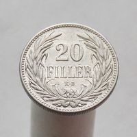 Австро-Венгрия 20 филлеров, 1908  (чеканка для Венгрии)