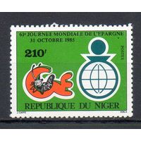 Мировое путешествие  Нигерия 1985 год серия из 1 марки