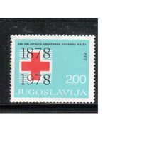 Югославия-1978(Мих.1748) **  , Красный Крест (одиночка)