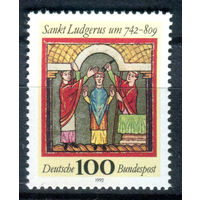 Германия - 1992г. - 1250 лет с Дня Рождения Святого Людгера - полная серия, MNH [Mi 1610] - 1 марка