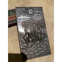 Карманный портсигар для пачки сигарет, в серебре, Европа