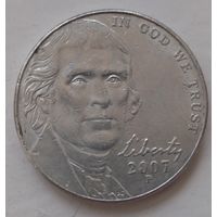 5 центов 2007 Р США. Возможен обмен