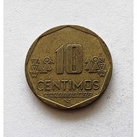 Перу 10 сентимо, 2004