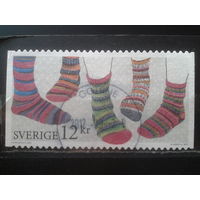 Швеция 2011 Вязаные носки Михель-2,5 евро гаш