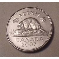 5 центов, Канада 2007 г., AU