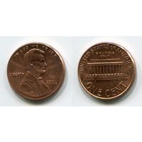 США. 1 цент (2006, UNC)