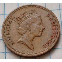 Великобритания 1 пенни, 1988     ( 2-5-1 )