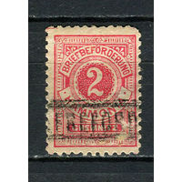 Германия - Хемниц - Местные марки - 1887 - Цифры 2Pf - (есть тонкое место) - [Mi.29] - 1 марка. Гашеная.  (Лот 69CZ)