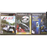 Игры ( 3 шт. ) для  Sony PlayStation 2  б/у набор 12