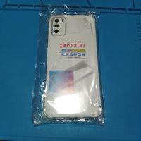 Чехол для смартфона POCO M3 прозрачный с защитой углов