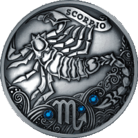 Скорпион (Scorpio). Зодиакальный гороскоп. 20 рублей. 2013 год.