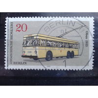 Берлин 1973 троллейбус Михель-0,4 евро гаш.